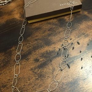 Silpada Lasting Impressions 36” 925 SS necklace